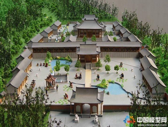 古建筑模型，古建沙盤模型