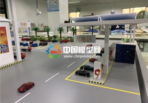 充氣站模型，充電站模型，能源站模型