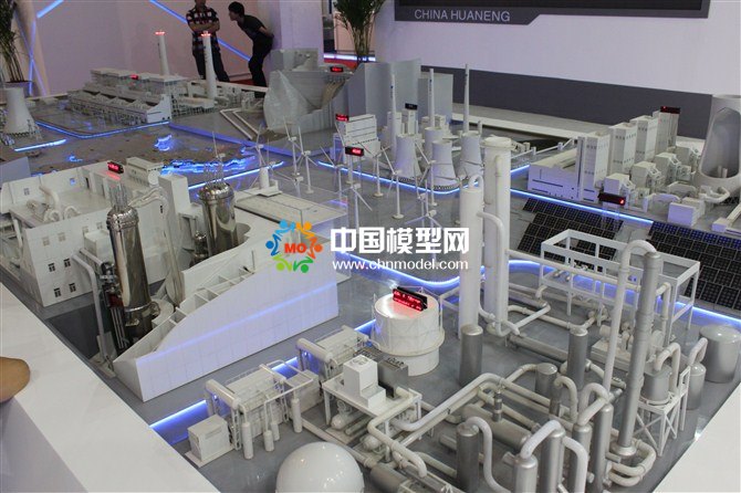熱電站模型，核電站模型，火力發電站少盤