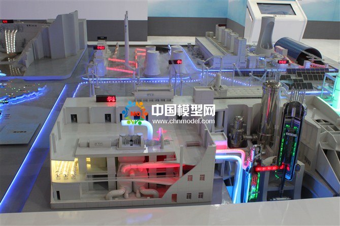 熱電站模型，核電站模型，火力發電站少盤