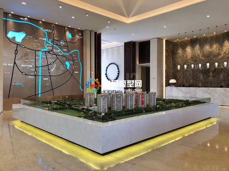 高檔樓盤模型底座，售樓部沙盤展臺（收藏）