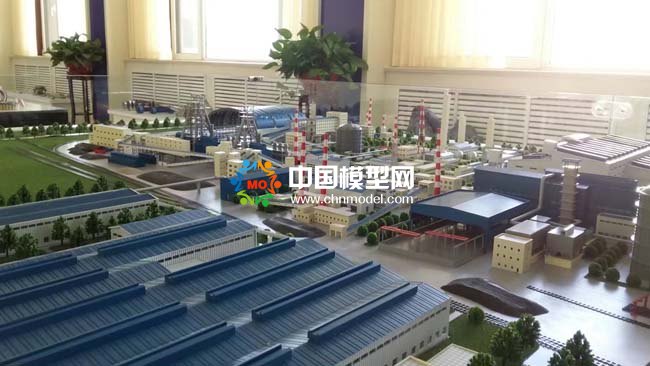 巨能特鋼廠區沙盤模型，新工藝新技術新材料新裝備實驗基地
