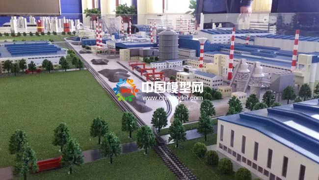 巨能特鋼廠區沙盤模型，新工藝新技術新材料新裝備實驗基地