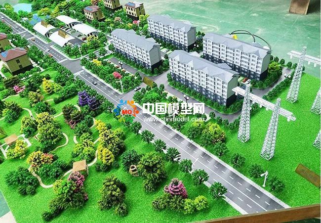 光伏電站應用場景沙盤模型，太陽能光伏屋頂發電沙盤模型