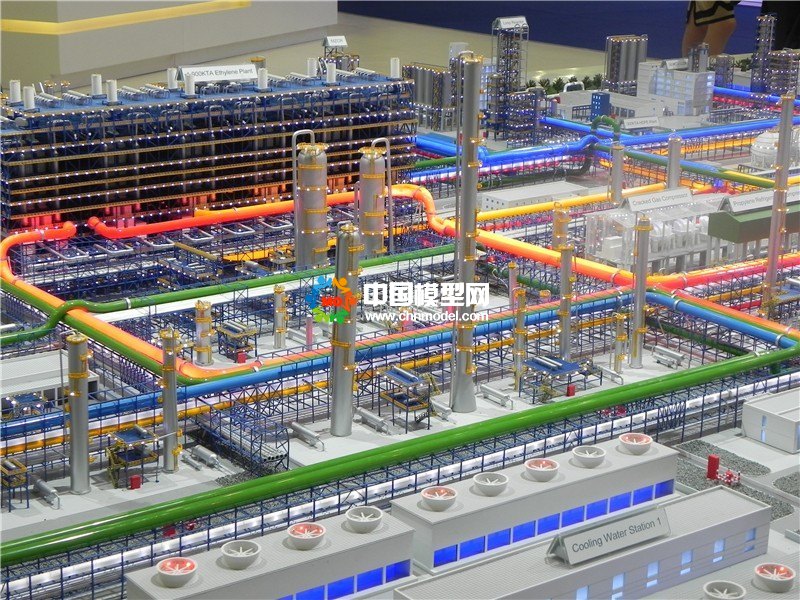 石油化工產業沙盤模型，石油化工流程模型