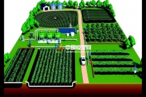 農業施肥沙盤模型，農業灌溉沙盤模型，植保機械模型