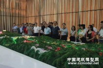 新建京張鐵路沙盤模型，有砟軌道標準高速鐵路
