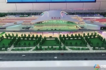 通過沙盤模型看京張高鐵線工程，預計2019年底建成通車