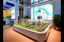 售樓部正常使用三類沙盤模型，建筑區域和戶型