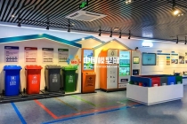垃圾分類處理沙盤模型，垃圾分類展示教育沙盤模型